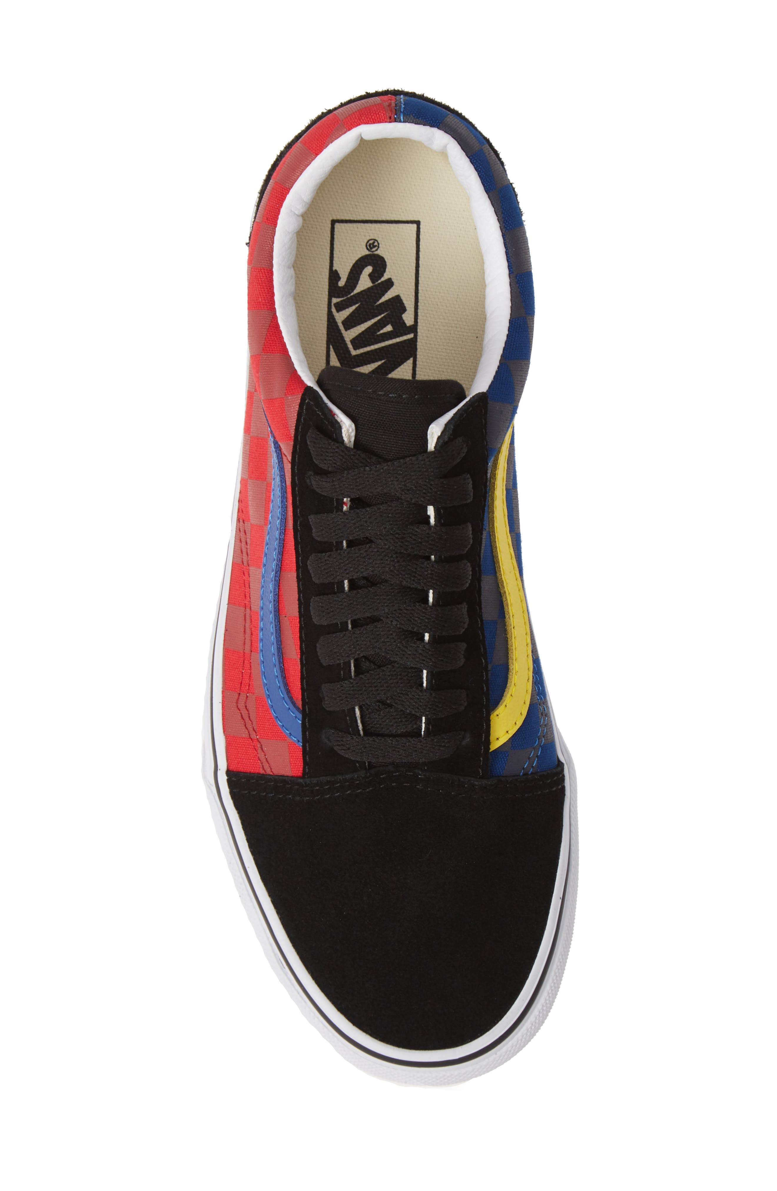 Old Skool Sneaker, Alternate, color, RALLY CHECKER/ MULTI/ BLACK
