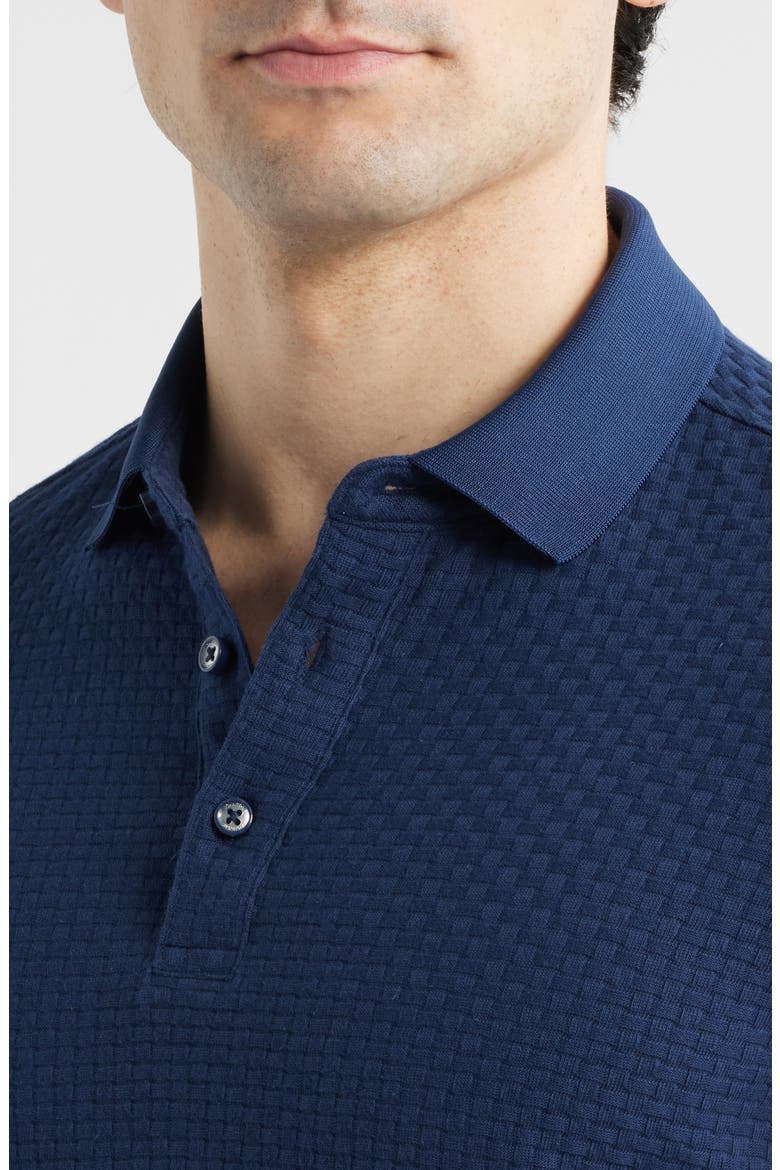 Tilson Textured Performance Polo, Alternate, color, NAVY