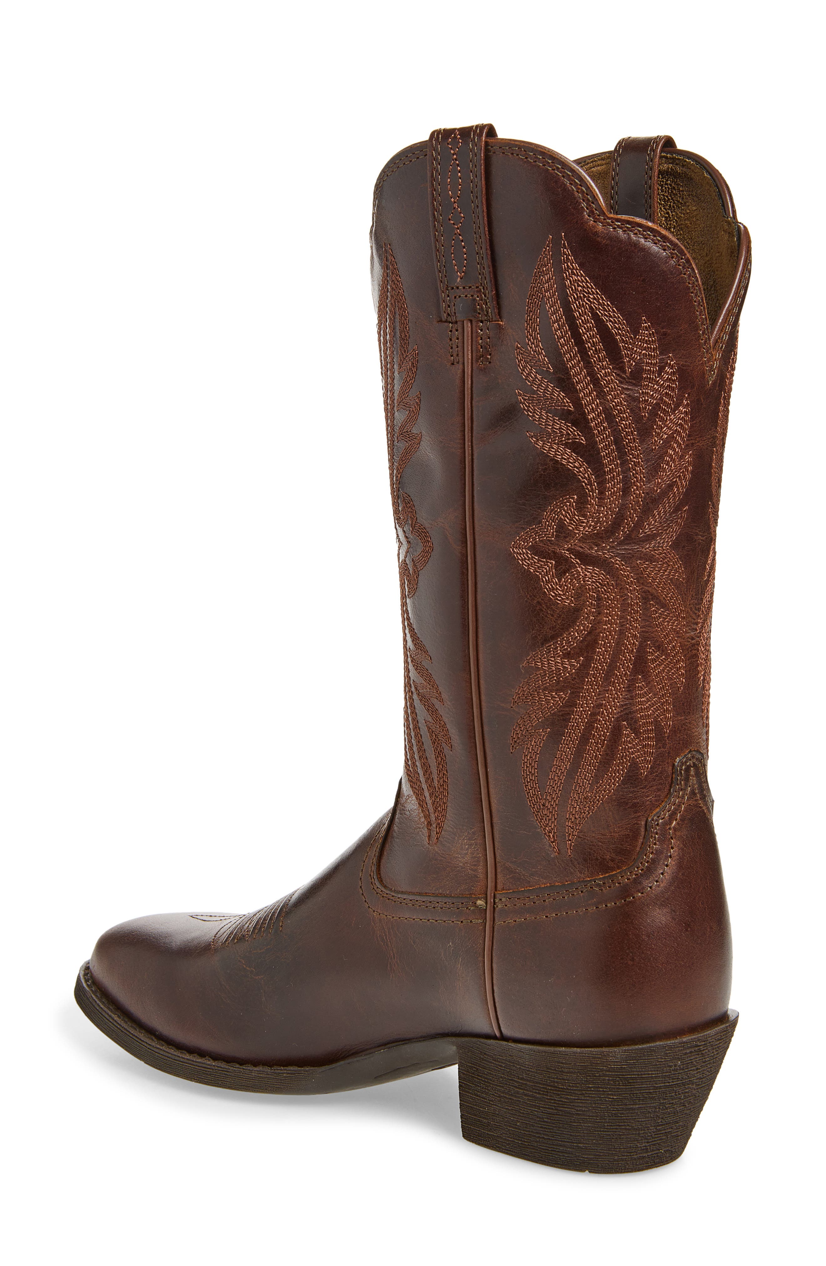 Heritage Western R-Toe Boot, Alternate, color, MAHOGANY