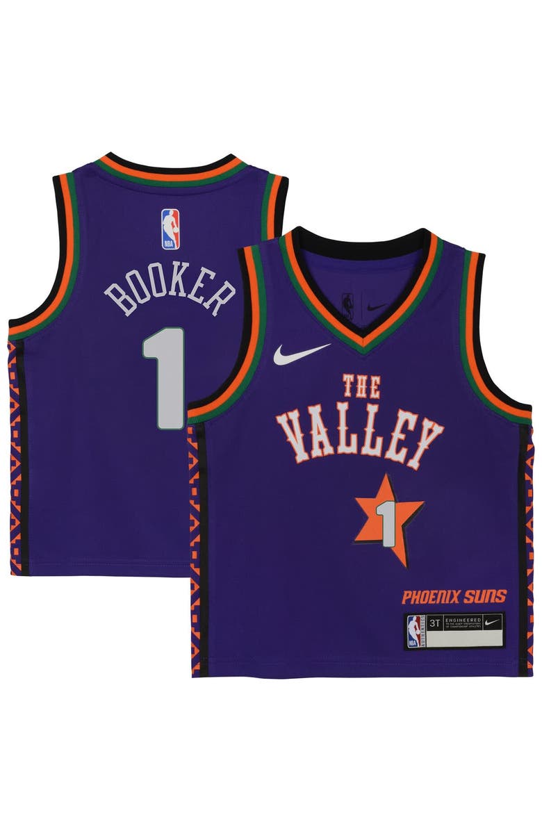 Nike Infant Nike Devin Booker Purple Phoenix Suns 2024/25 Swingman Player Jersey - City Edition, Alternate, color,