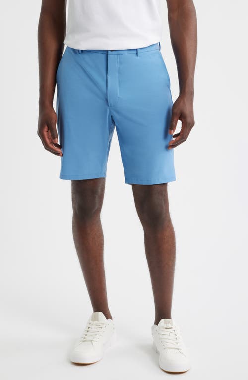 Johnnie-o Mulligan Performance Woven Shorts In Monsoon In Blue