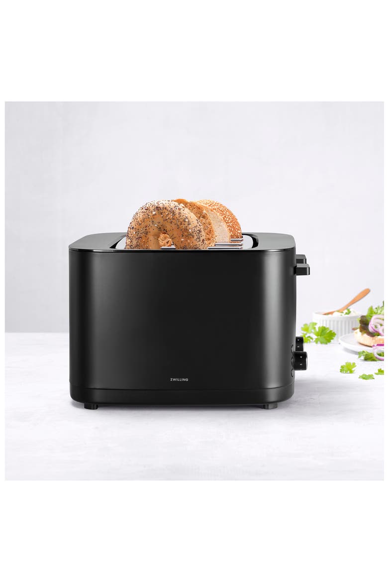 Enfinigy 2-Slot Toaster, Alternate, color, BLACK