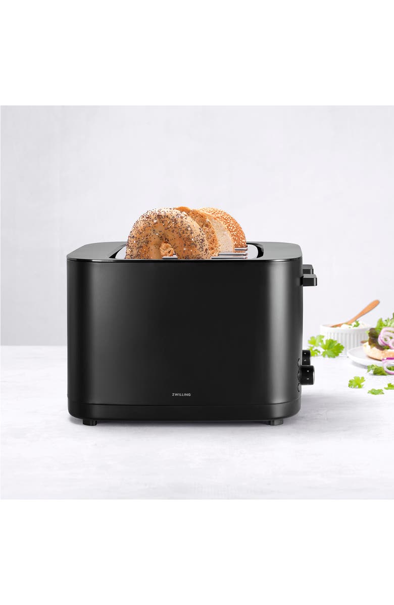 ZWILLING Enfinigy 2-Slot Toaster, Alternate, color, Black