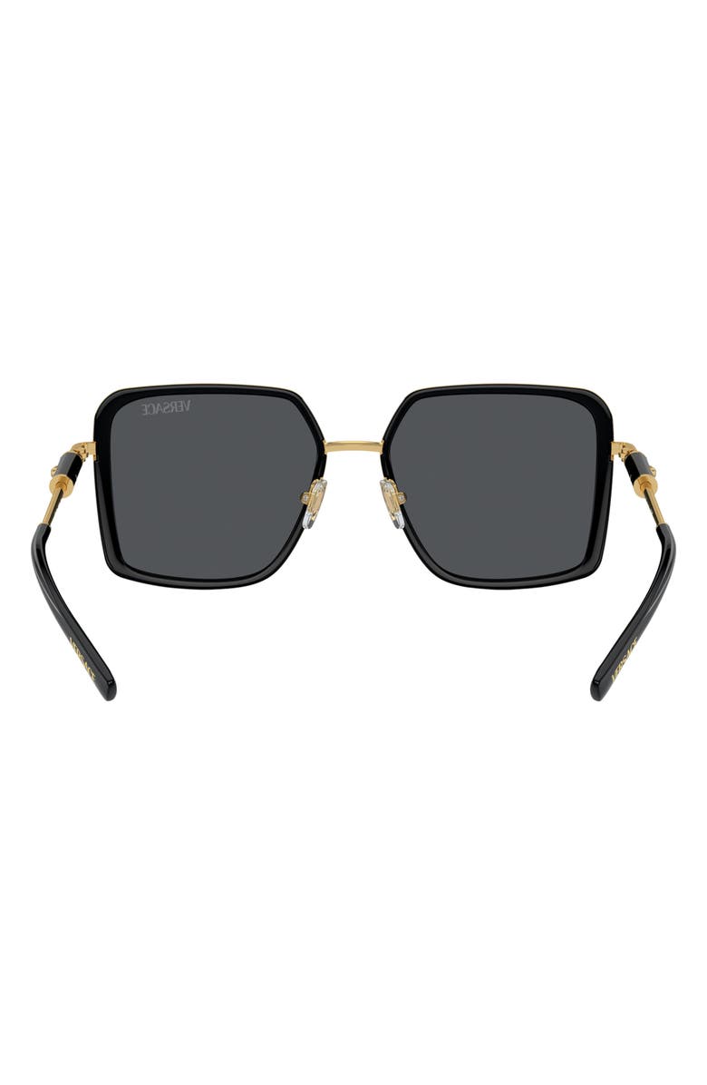 Versace 56mm Square Sunglasses, Alternate, color, 