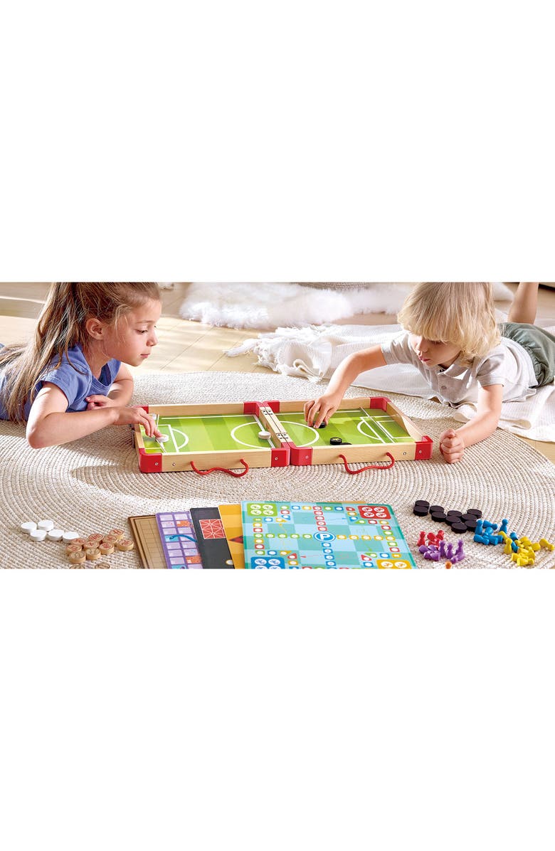 Hape 22 Classic Games in One Collection, Alternate, color, 