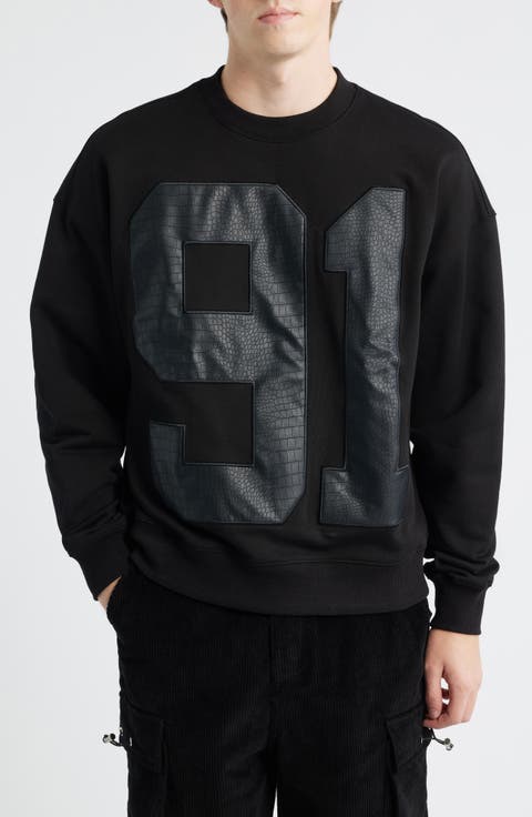 Croc Embossed Logo Appliqué Sweatshirt
