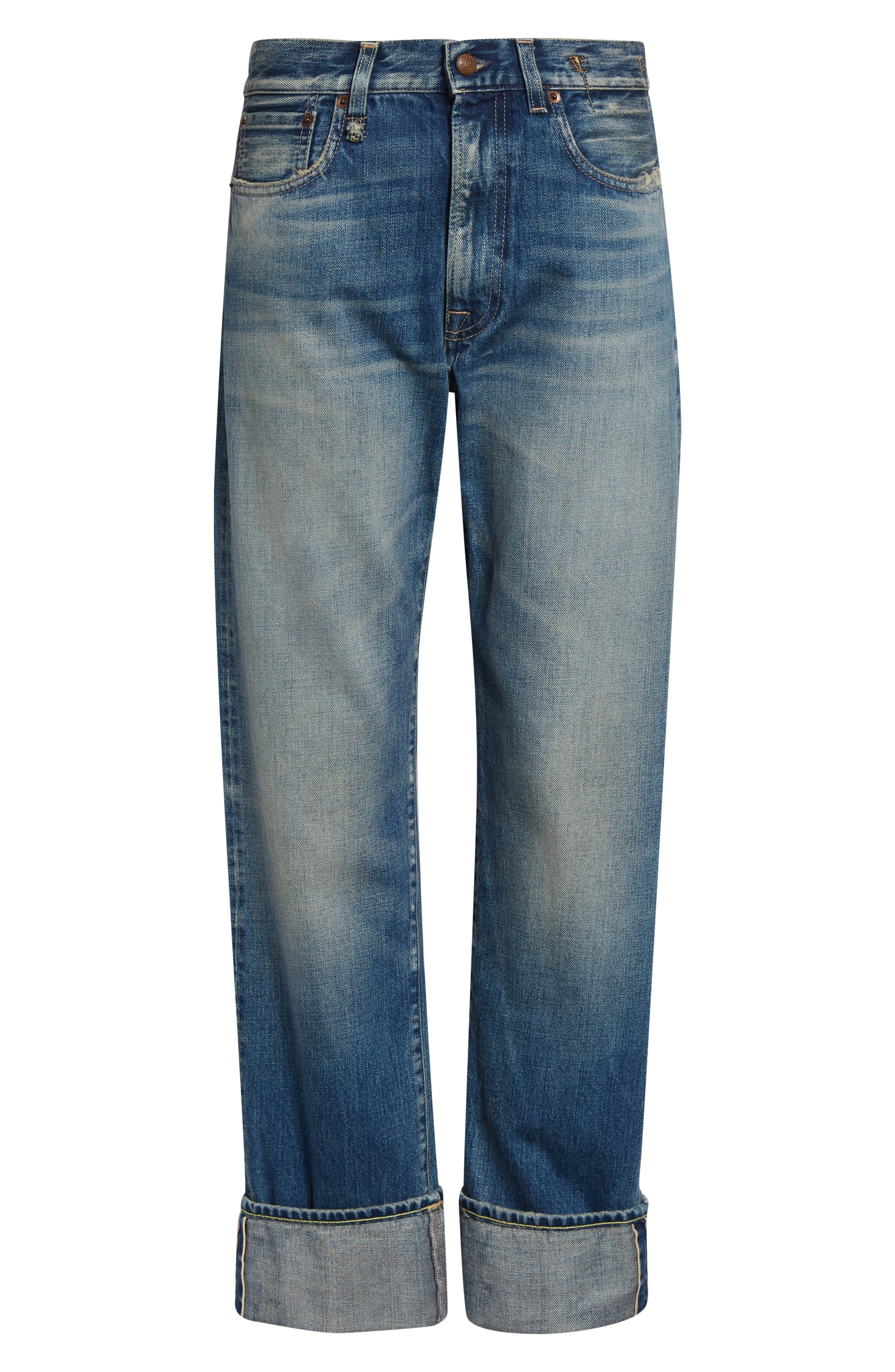 Cuffed Boyfriend Jeans (Women) | Nordstrom