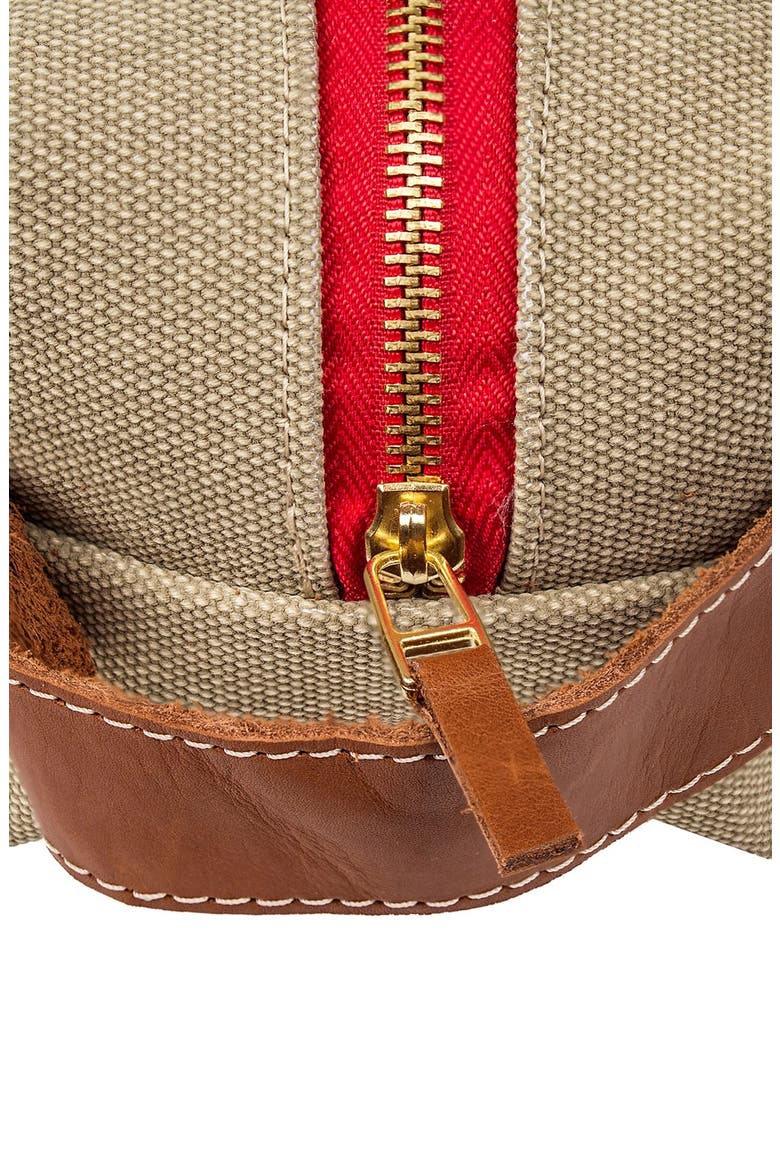 Water Resistant Monogram Travel Kit, Alternate, color, BEIGE