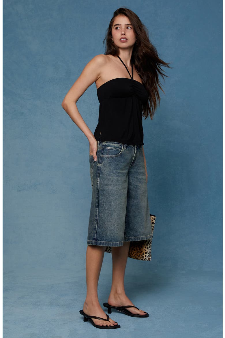 Peyton Extreme Jorts, Alternate, color, LIGHT INDIGO