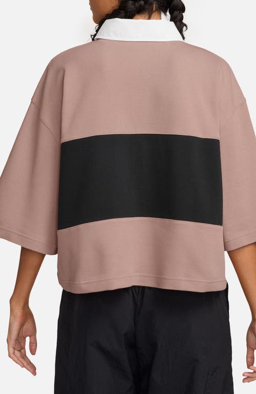 Nike Sportswear Oversize Polo In Neutral