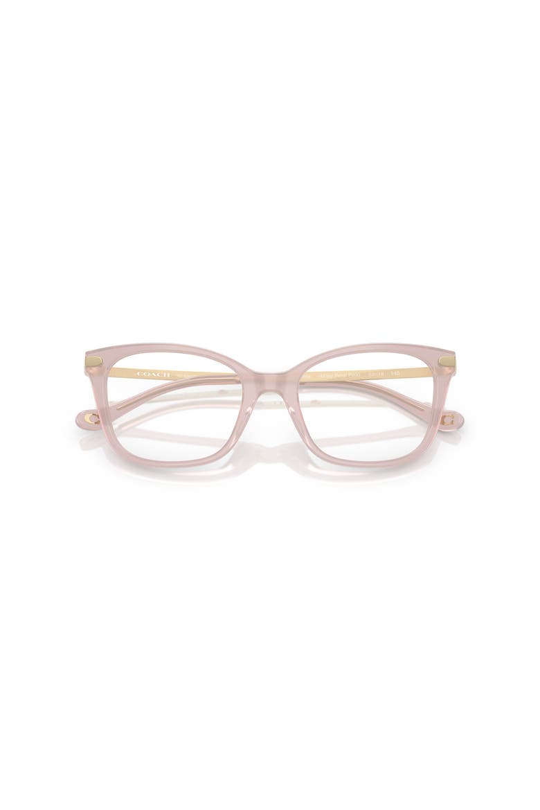 52mm Square optical glasses, Alternate, color, Pink