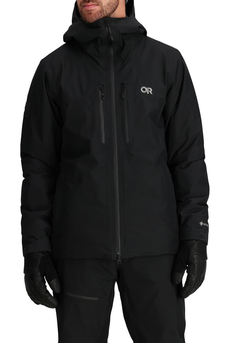 Tungsten II GORE-TEX® Waterproof Snow Jacket, Main, color, BLACK