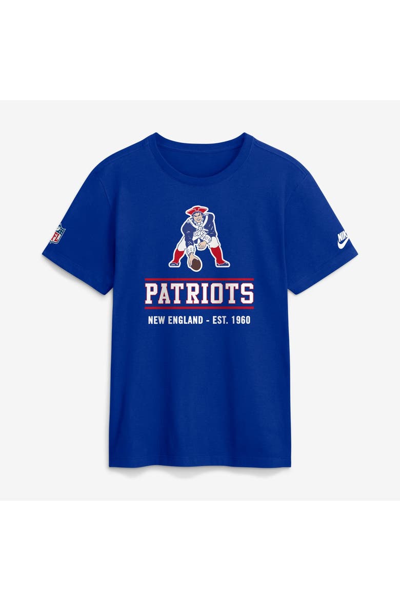 Men's Nike Royal New England Patriots Sideline Alternate Final Sprint Dri-FIT T-Shirt, Main, color, Royal