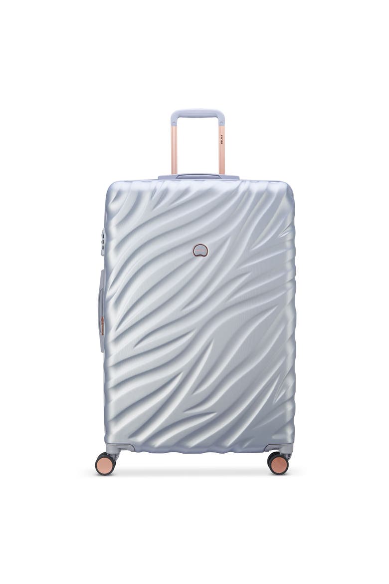 Alexis Hardside Expandable (21"/29") 2 Piece Spinner Luggage Set, Alternate, color, Platinum/Rose Gold