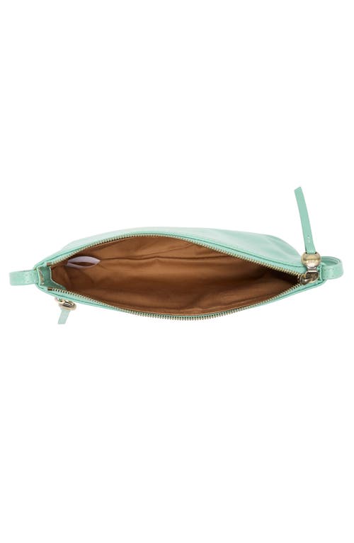 Hobo Cara Leather Crossbody Bag In Seaglass