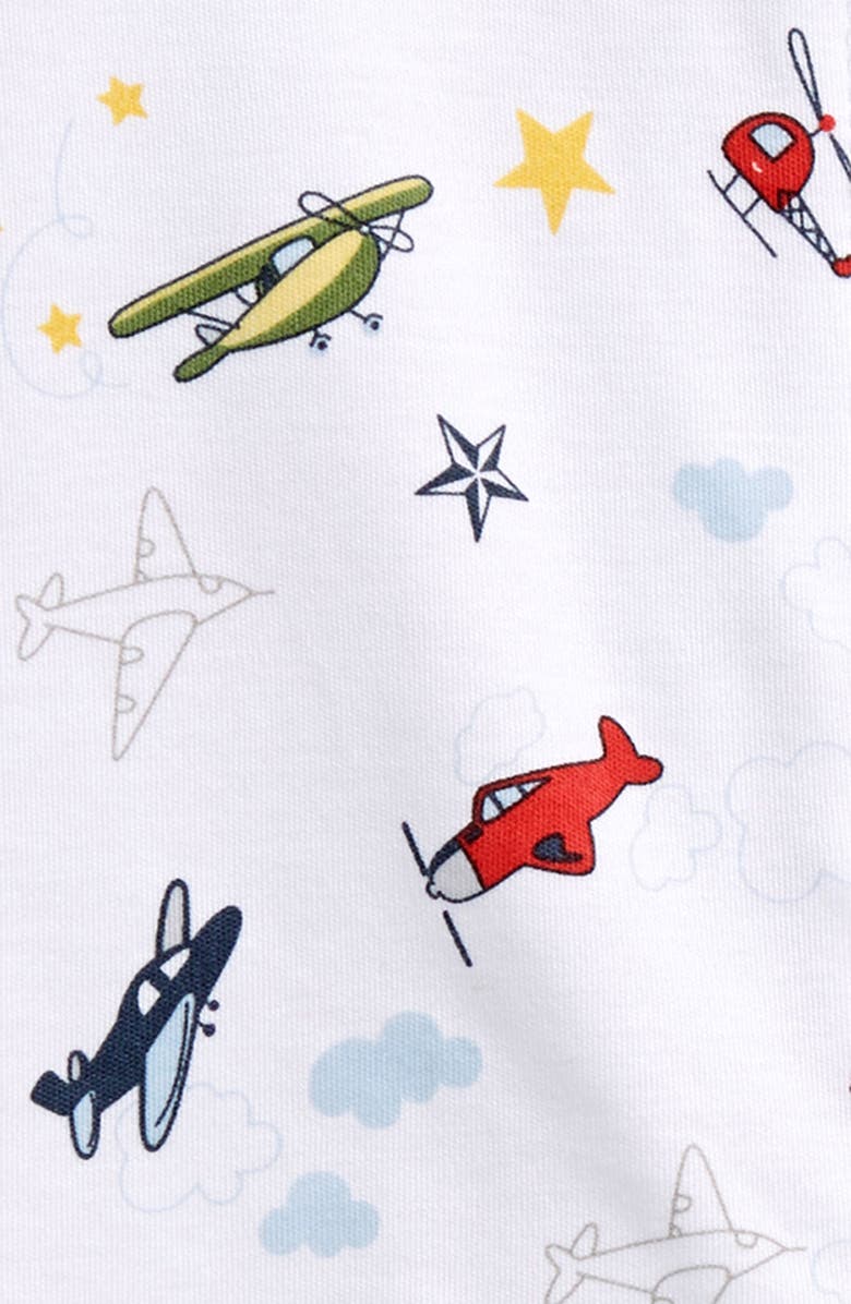 Kissy Kissy Aviators Zip Footie, Alternate, color,