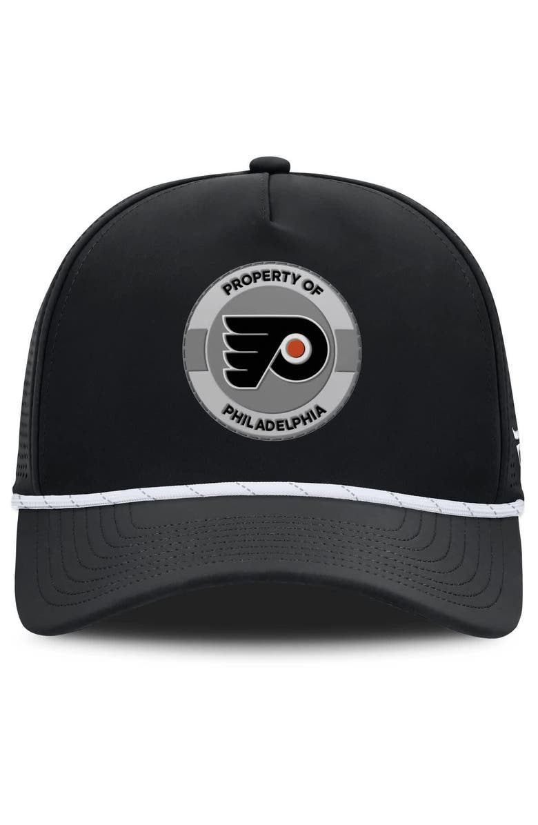 FANATICS Men's Fanatics Black Philadelphia Flyers Authentic Pro Rink Adjustable Hat, Alternate, color, Black