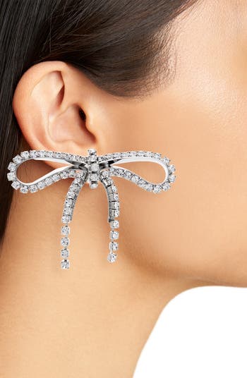 【Balenciaga】 Archive Ribbon embellishedイヤリング Balenciaga Archive Ribbon Earrings | Nordstrom