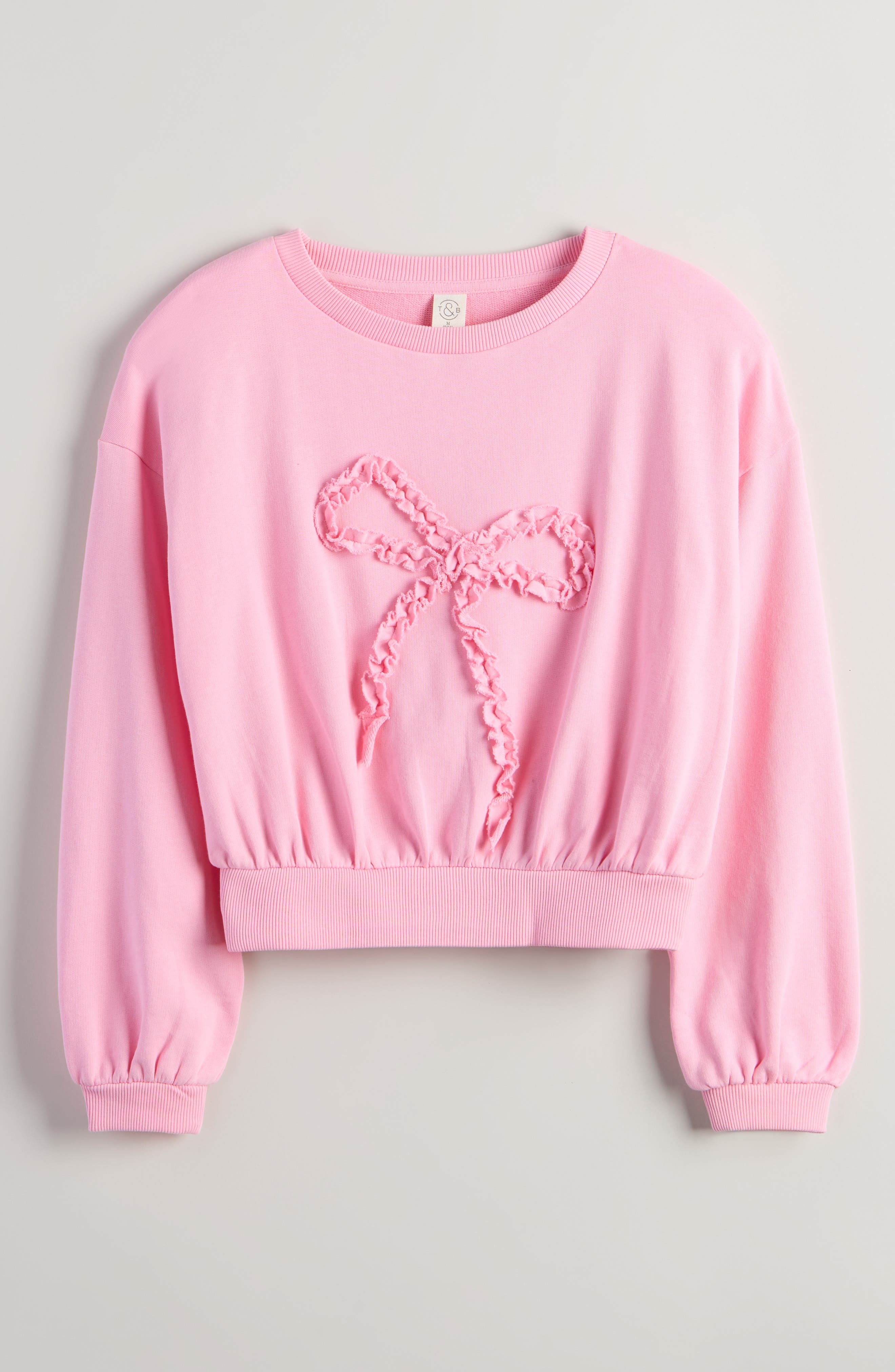 PINK PRISM RUFFLE BOW