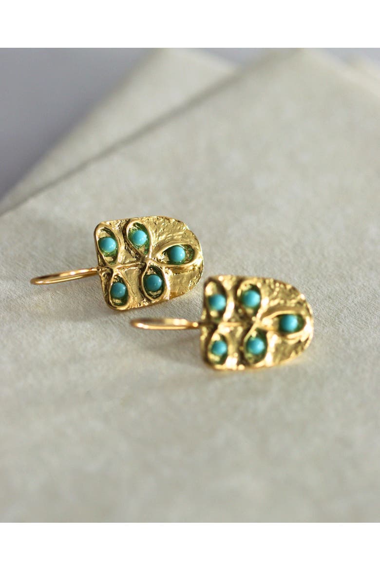 Vera Drop Earrings, Alternate, color, Metallic Gold