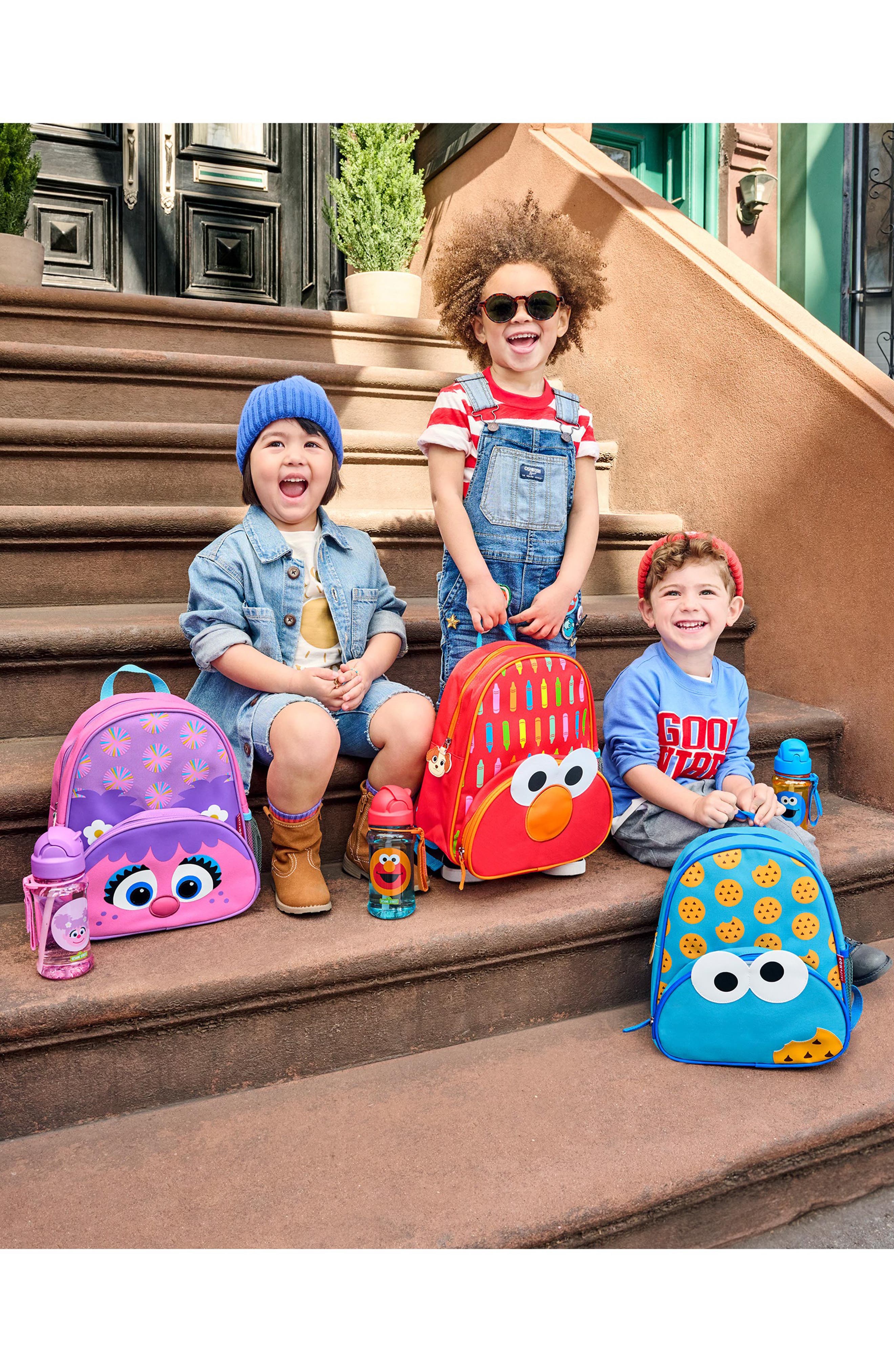 Skip Hop x Sesame Street Elmo Backpack, Alternate, color, 