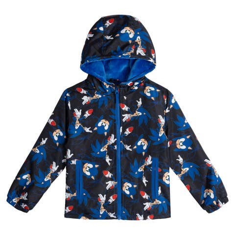 Sonic the Hedgehog Fleece Lined Rain Jacket (Little Kid & Big Kid)