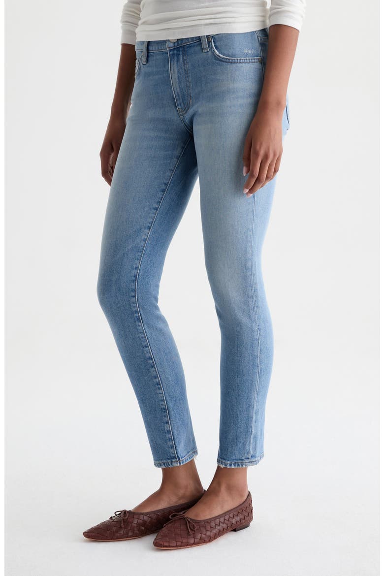 Prima Low Rise Ankle Cigarette Jeans, Alternate, color, SOLERA