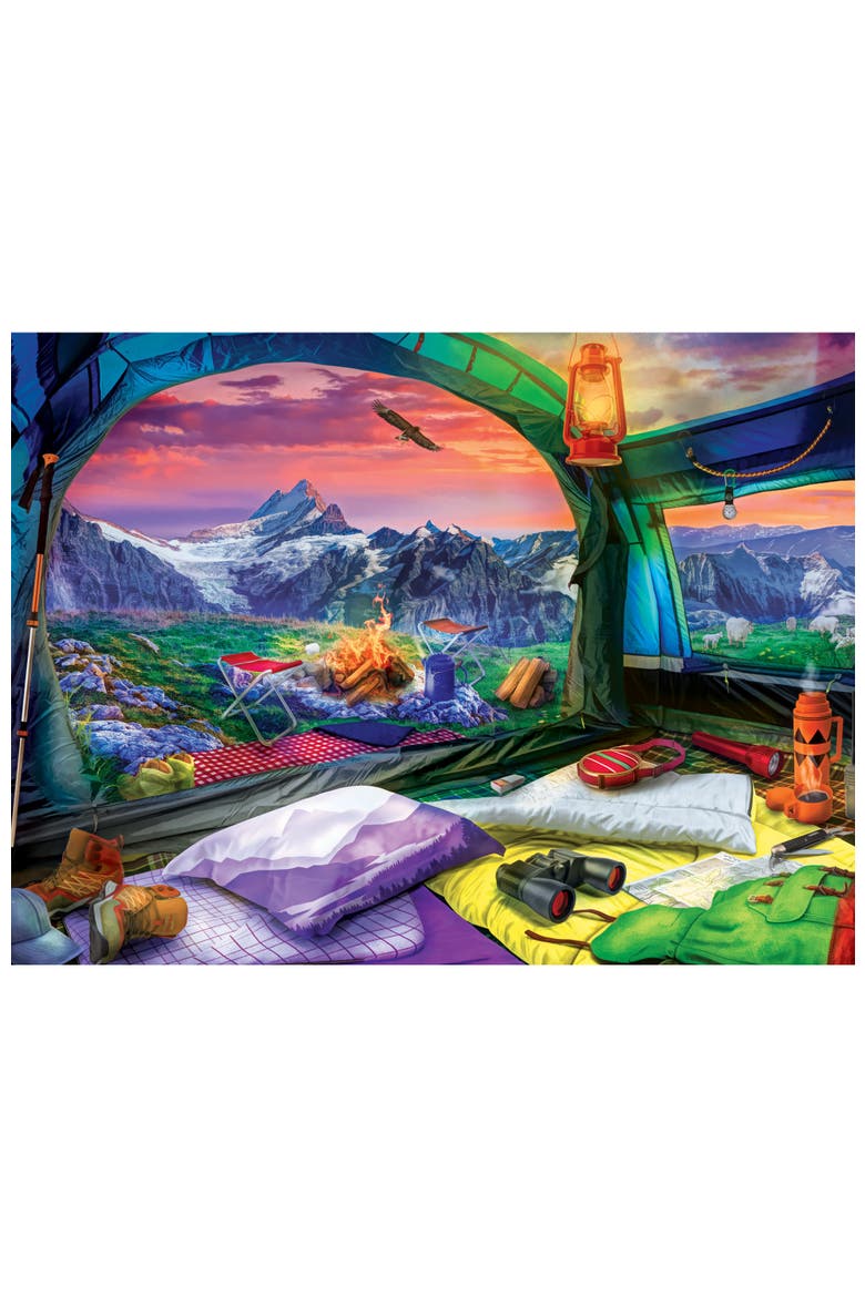 Hiker's Dream 300 Piece Jigsaw Puzzle, Alternate, color, Multicolor