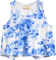 TENLY Kids' Terry Racerback Flutter Tank