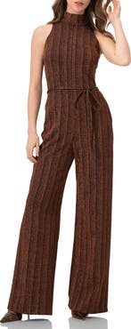 IVONNE Wide-Leg Sleeveless Jumpsuit with Side Pockets
