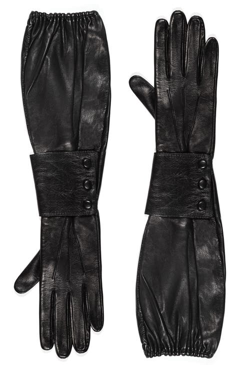 Belle Leather Gaunlet Gloves
