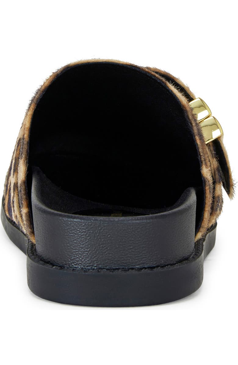 AZALEA WANG Archibald Faux Calf Hair Clog, Alternate, color, Leopard