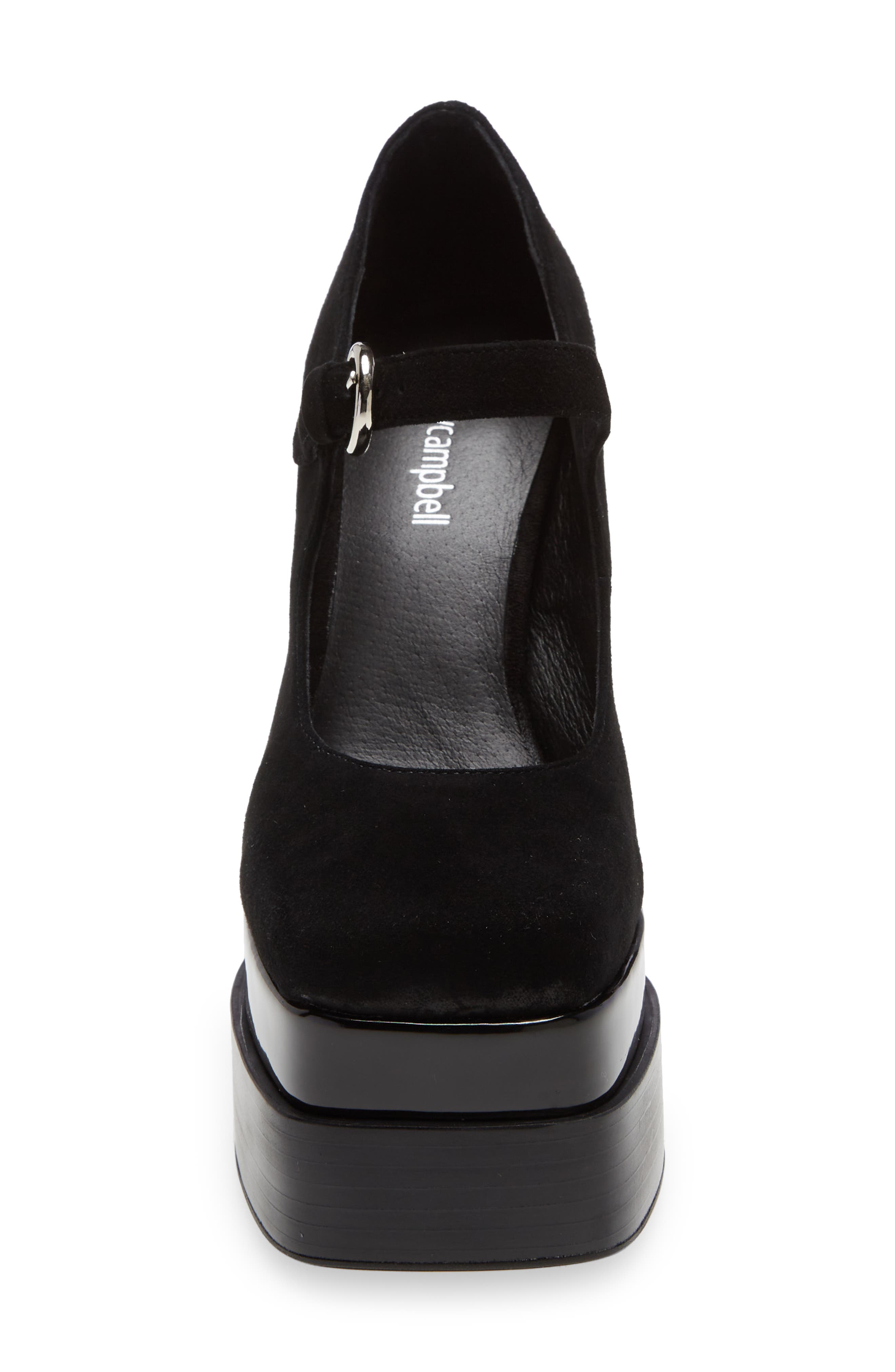 Chillin Platform Mary Jane Pump, Alternate, color, BLACK SUEDE
