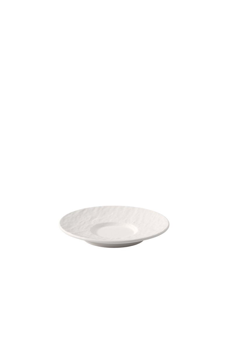Manufacture Rock blanc Espresso Cup Saucer, Main, color, white