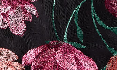 Eliza J Floral Embroidered Cocktail Dress In Multi