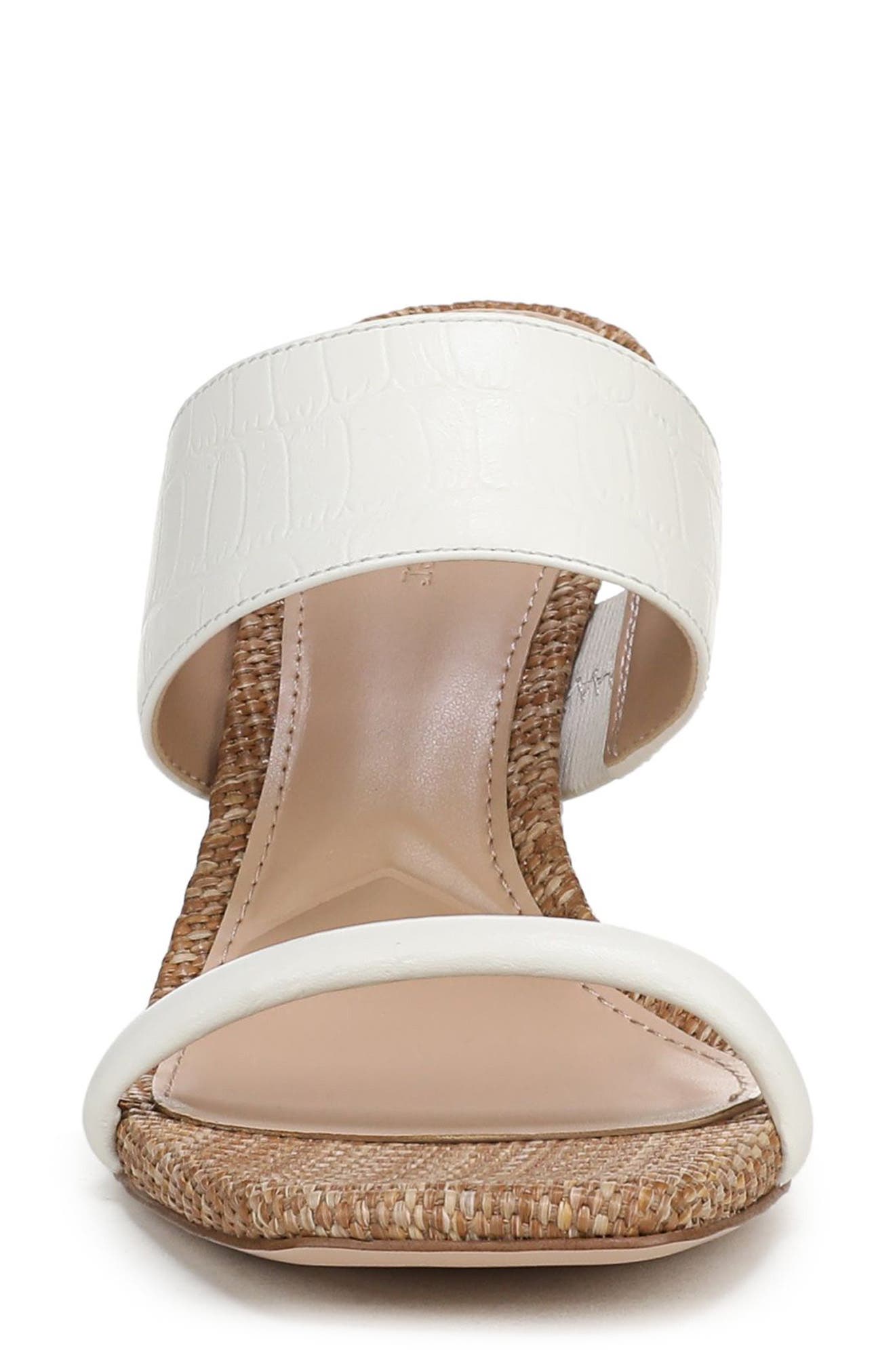 Gabi Block Heel Sandal, Alternate, color, WHITE DARK NATURAL