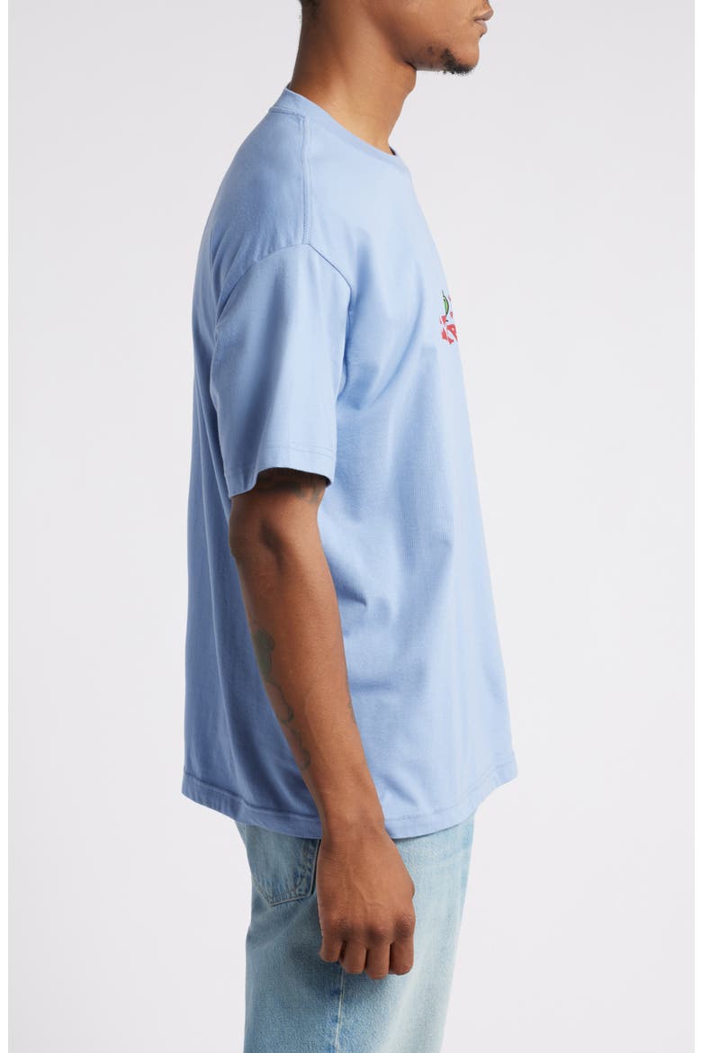 Clam Organic Cotton Graphic T-Shirt, Alternate, color, CHARM BLUE