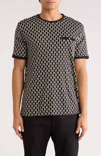 Cactus Man Geometric Crewneck Knit T-Shirt