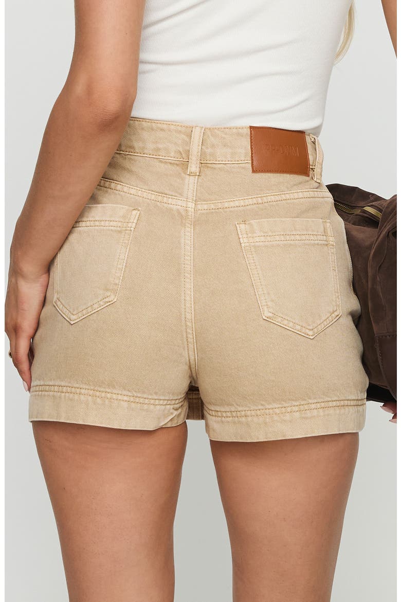 Gazelle Denim Miniskort, Alternate, color, TAN