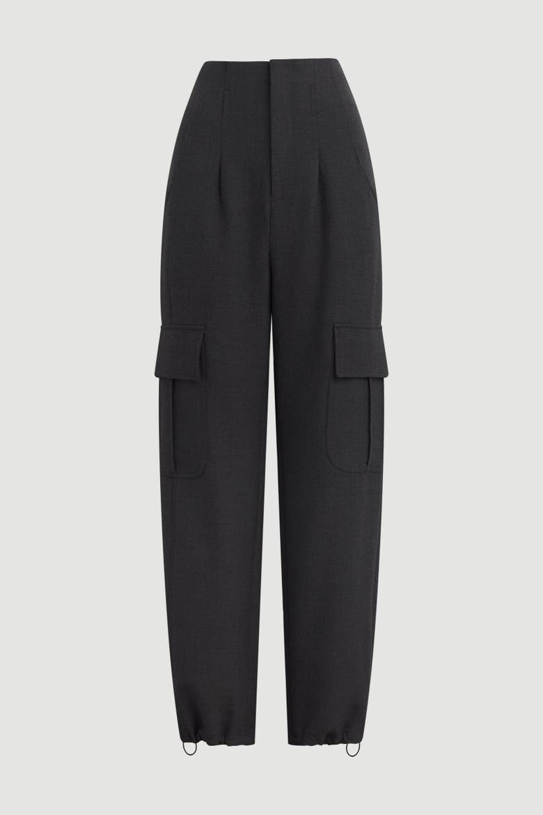 Lynda Tailored Utility Pant, Main, color, Heather Charcoal