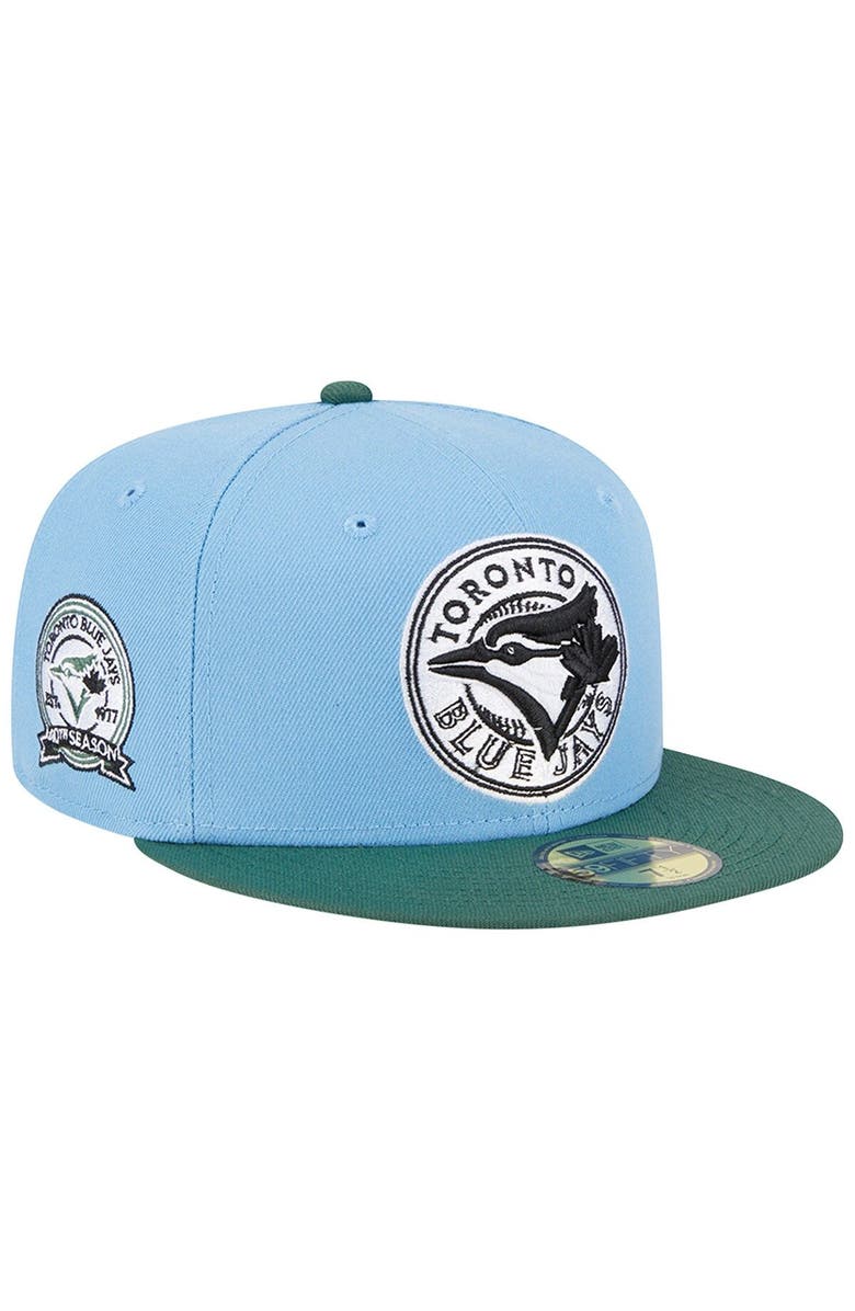 New Era Men's New Era  Sky Blue/Cilantro Toronto Blue Jays 40th Season Anniversary 59FIFTY Fitted Hat, Main, color, 