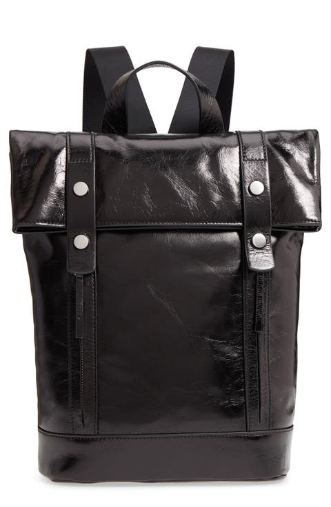 Remy Glazed Leather Backpack