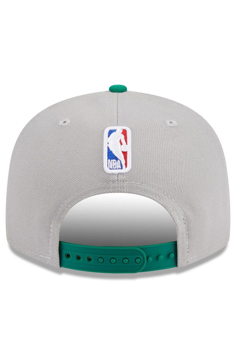 New Era Men's New Era Gray/Kelly Green Boston Celtics 2023 NBA Draft Two-Tone 9FIFTY Snapback Hat, Alternate, color,