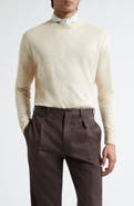 J. Mueser Flax & Cotton Crewneck Sweater