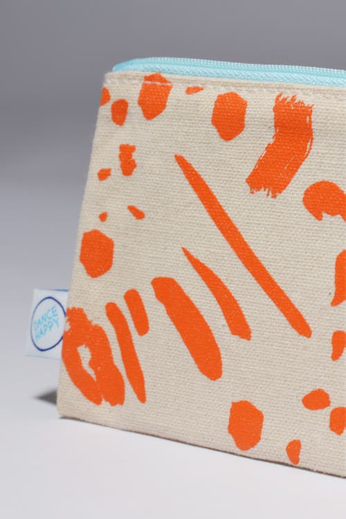 Dance Happy Be You, Not Them Pencil Case In Bright Orange