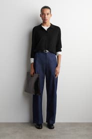 COS Wide-Leg Denim Pants