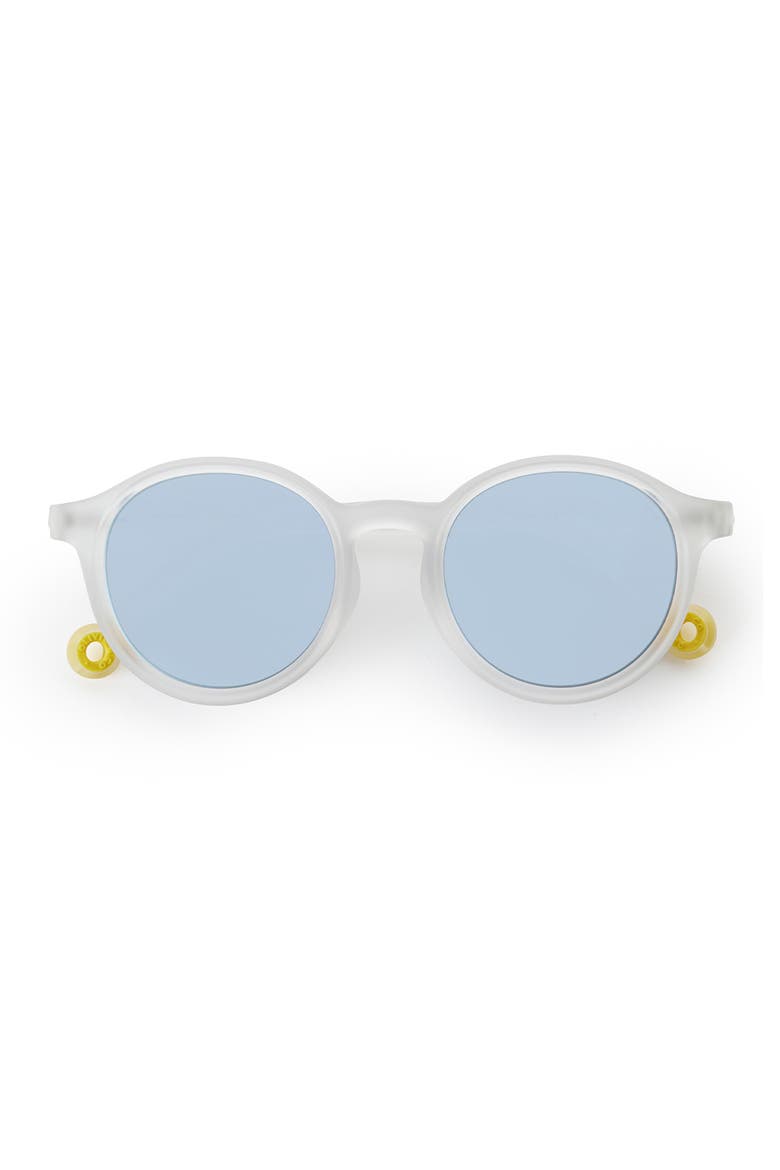 Youth Oval Sunglasses, Alternate, color, Jellyfish White