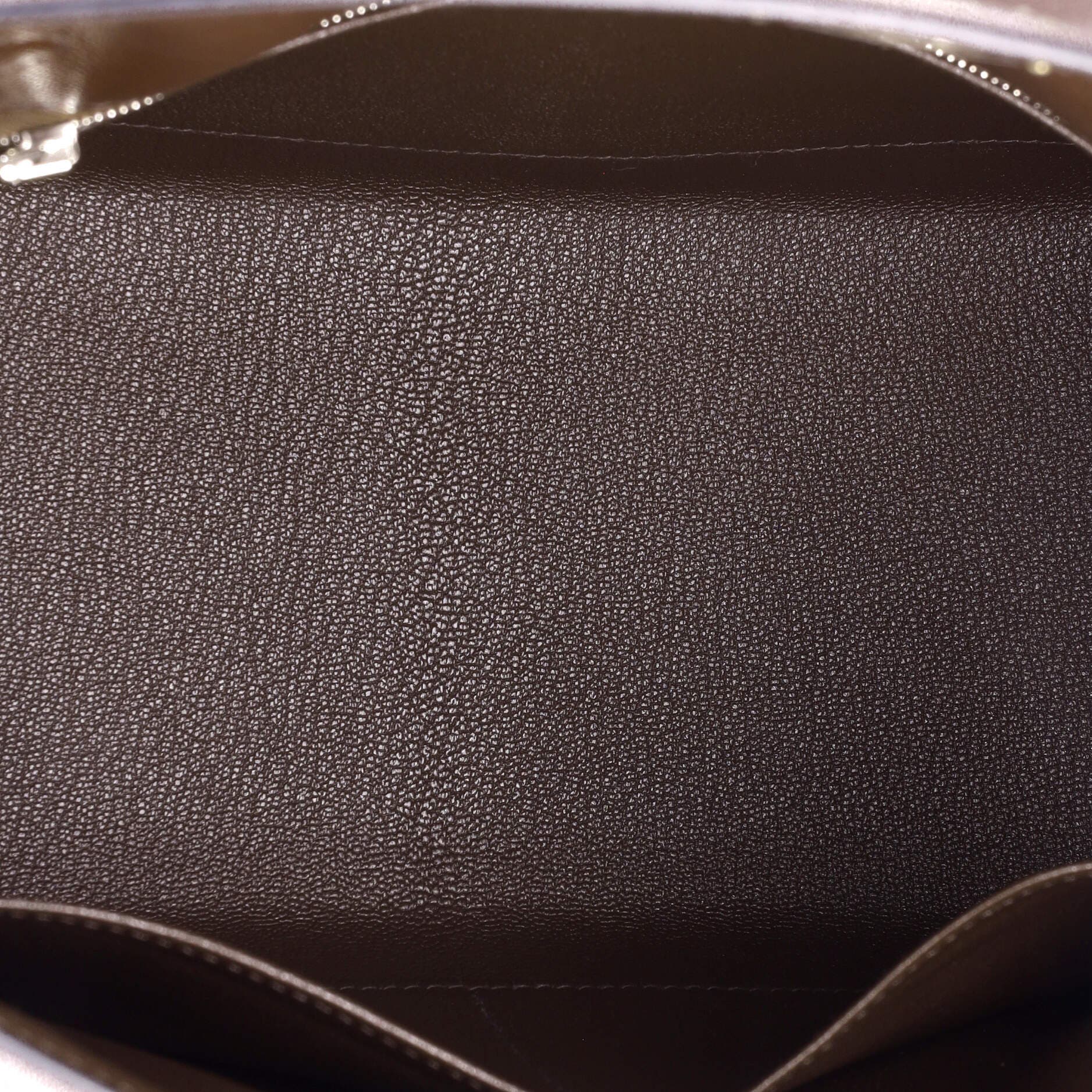 Pre-Owned Hermes Kelly Handbag Brown Madame with Palladium Hardware 28, Alternate, color, 