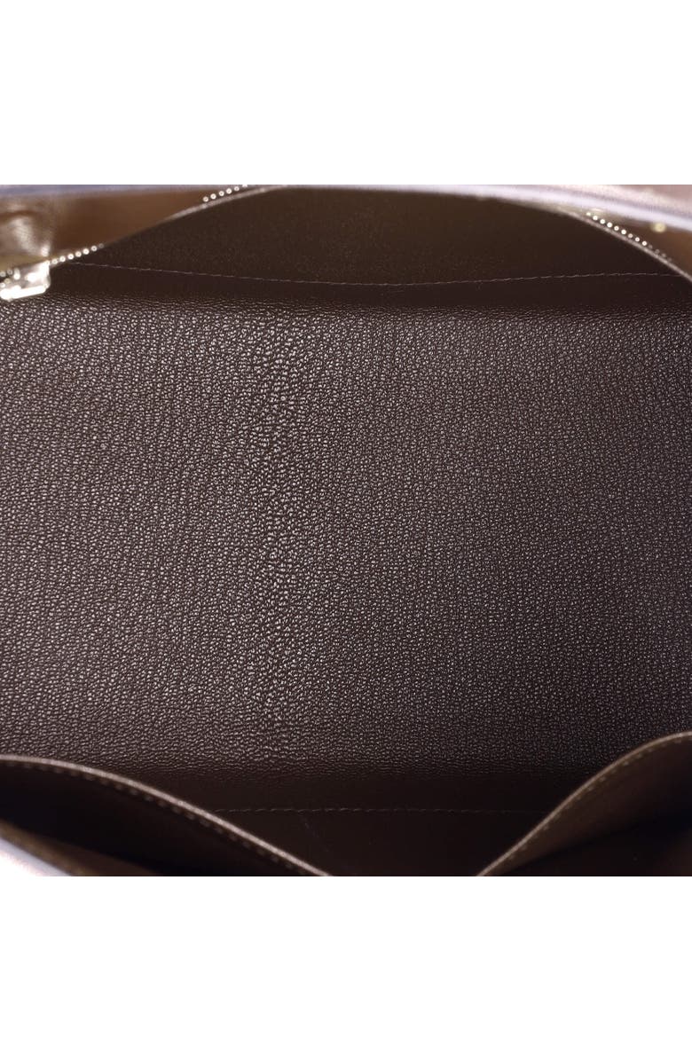 Pre-Owned Hermes Kelly Handbag Brown Madame with Palladium Hardware 28, Alternate, color, Havane