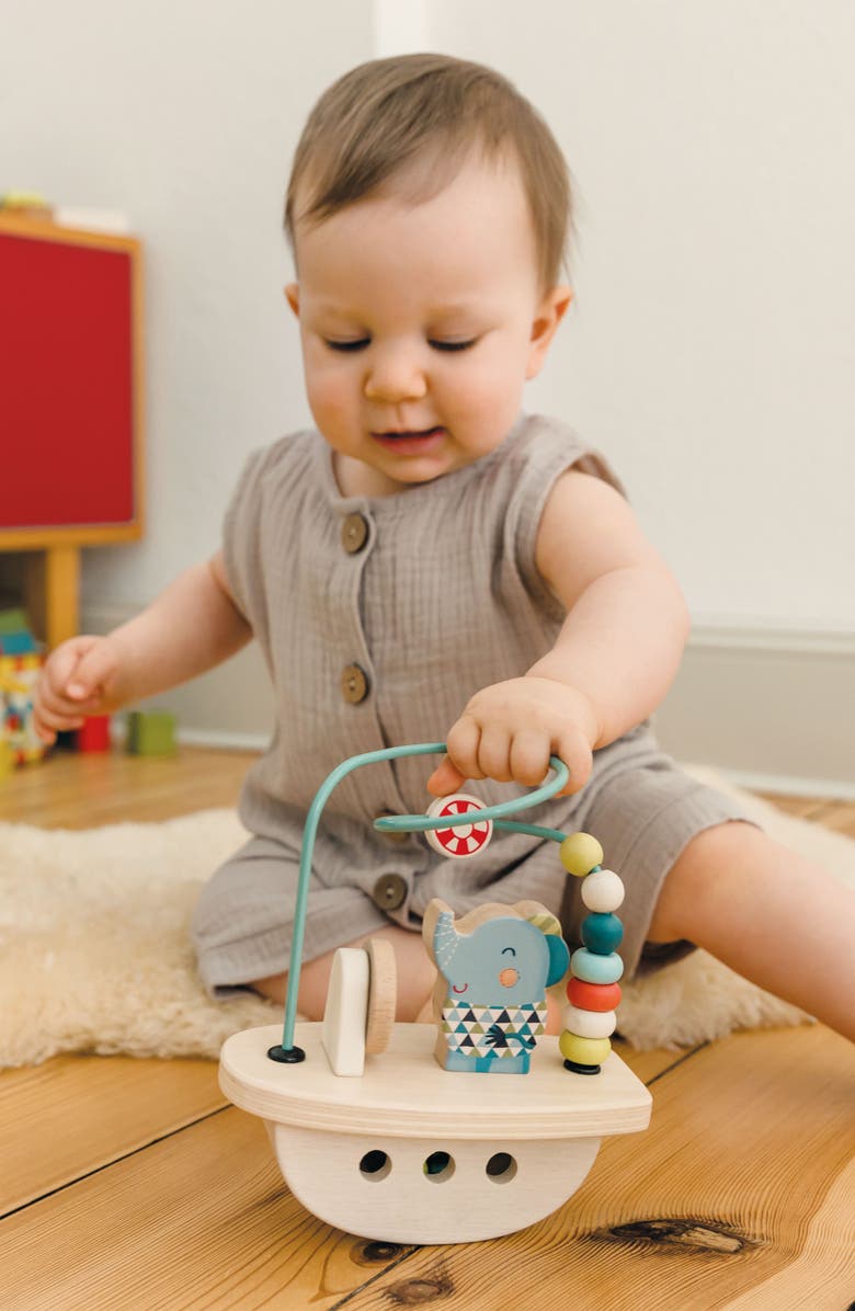 Bababoo and friends<sup>®</sup> Lolo Elephant Boat Bead Maze, Alternate, color, Mutli / Turquoise